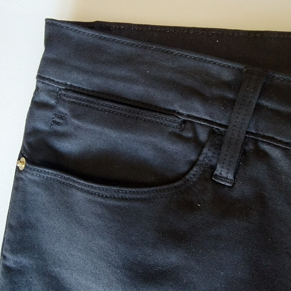 FRAME Le High Skinny Coated Noir Coated Jeans NWT 31 - Picture 13 of 14